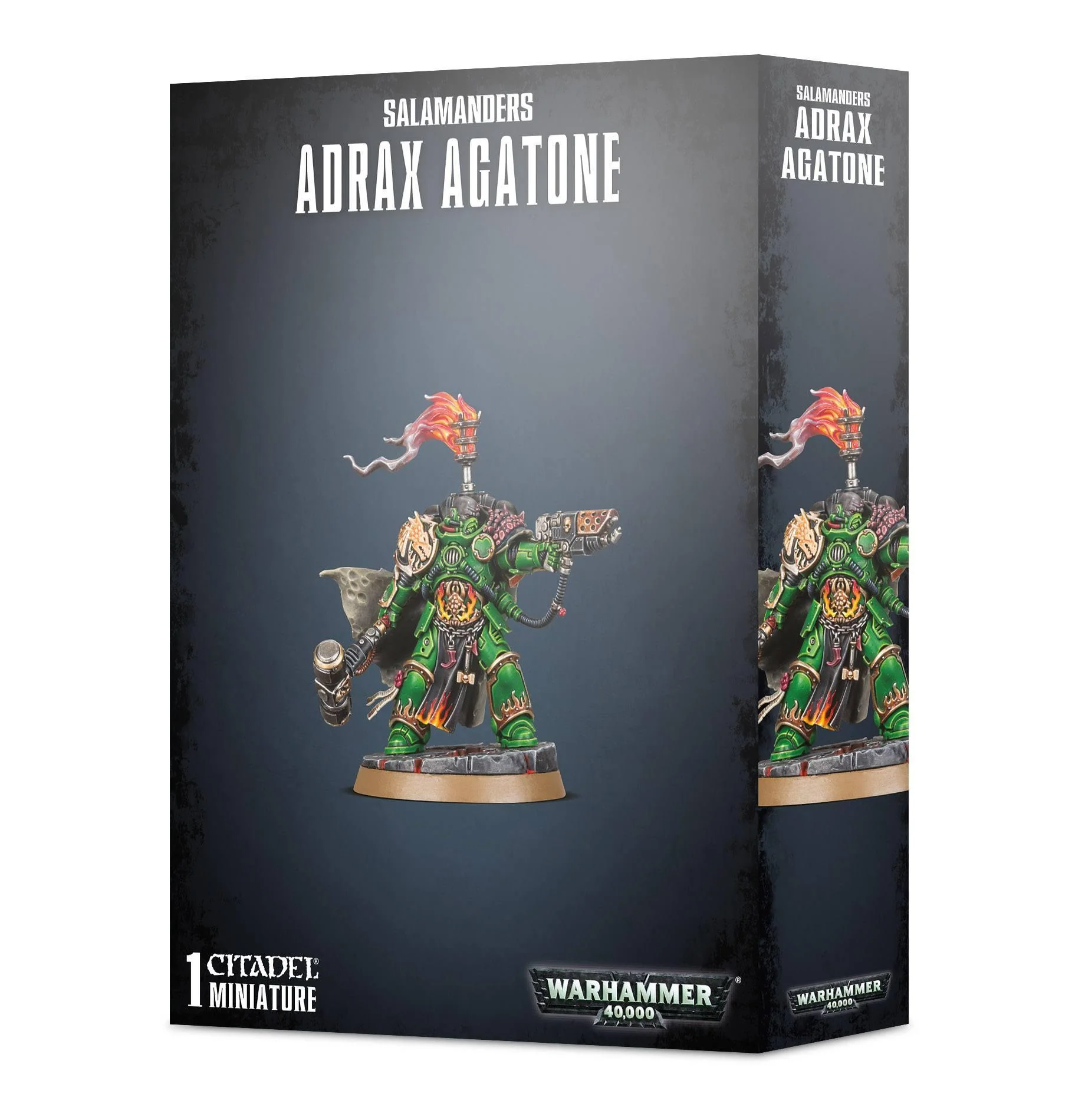 Games Workshop: Warhammer 40,000 - Salamanders - Adrax Agatone (55-17)