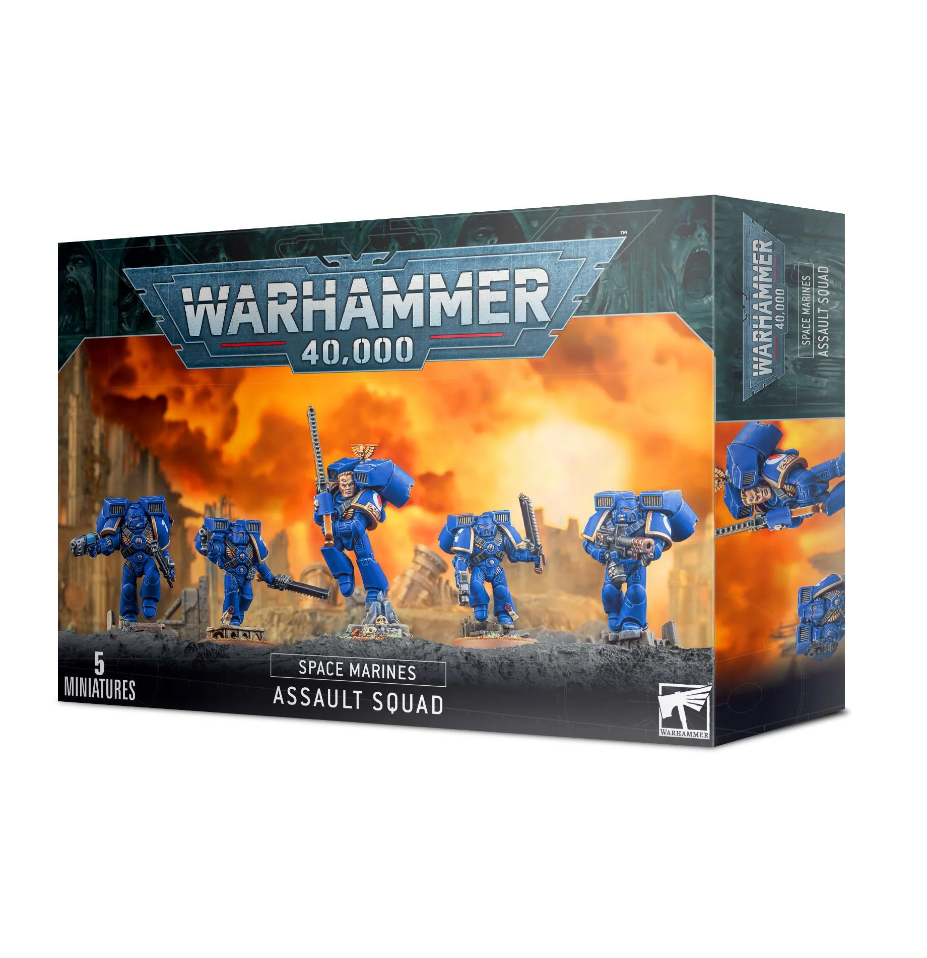 Games Workshop: Warhammer 40,000 - Space Marines - Assault Squad (48-09)