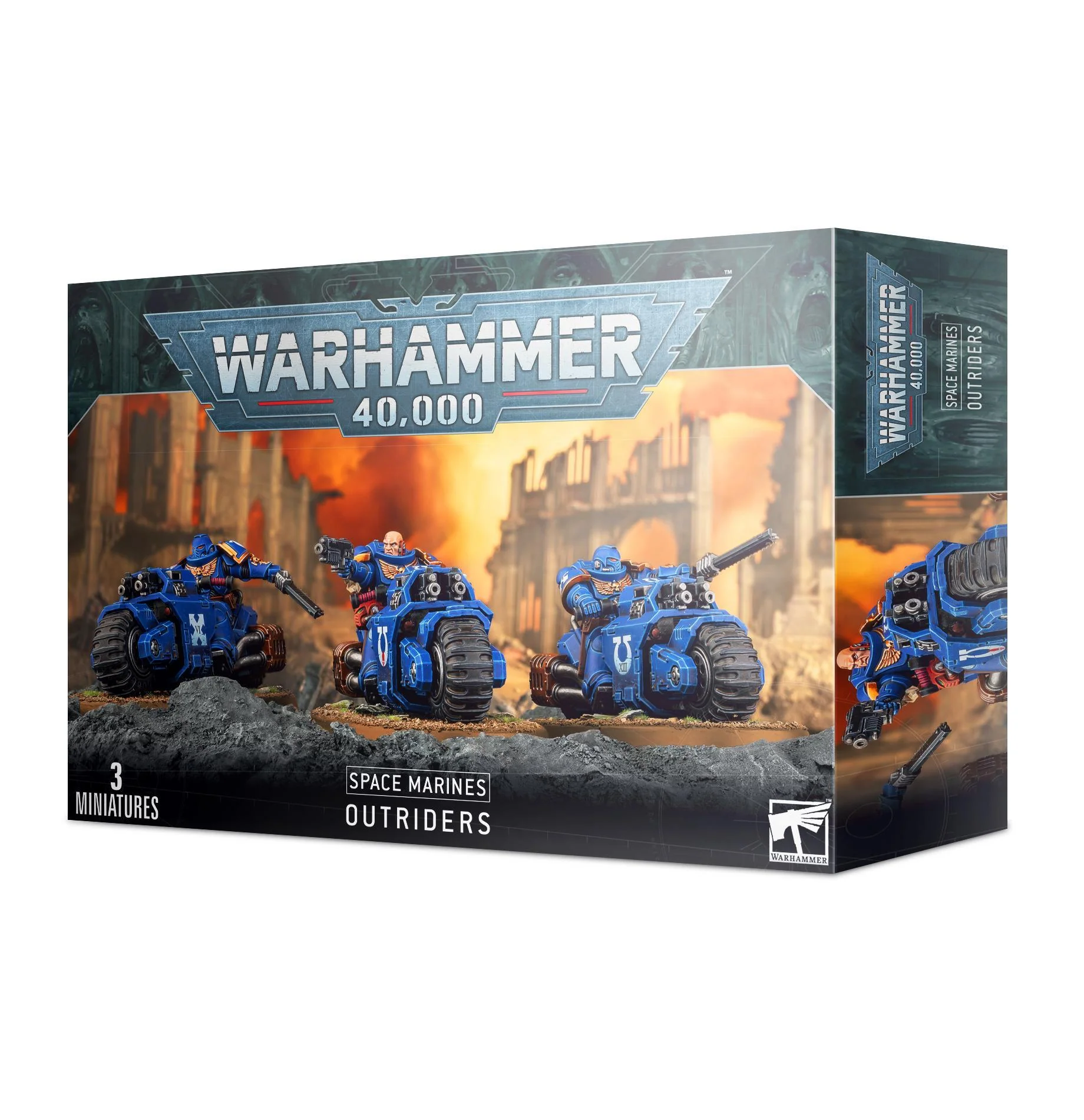 Games Workshop: Warhammer 40,000 - Space Marines - Outriders (48-41)