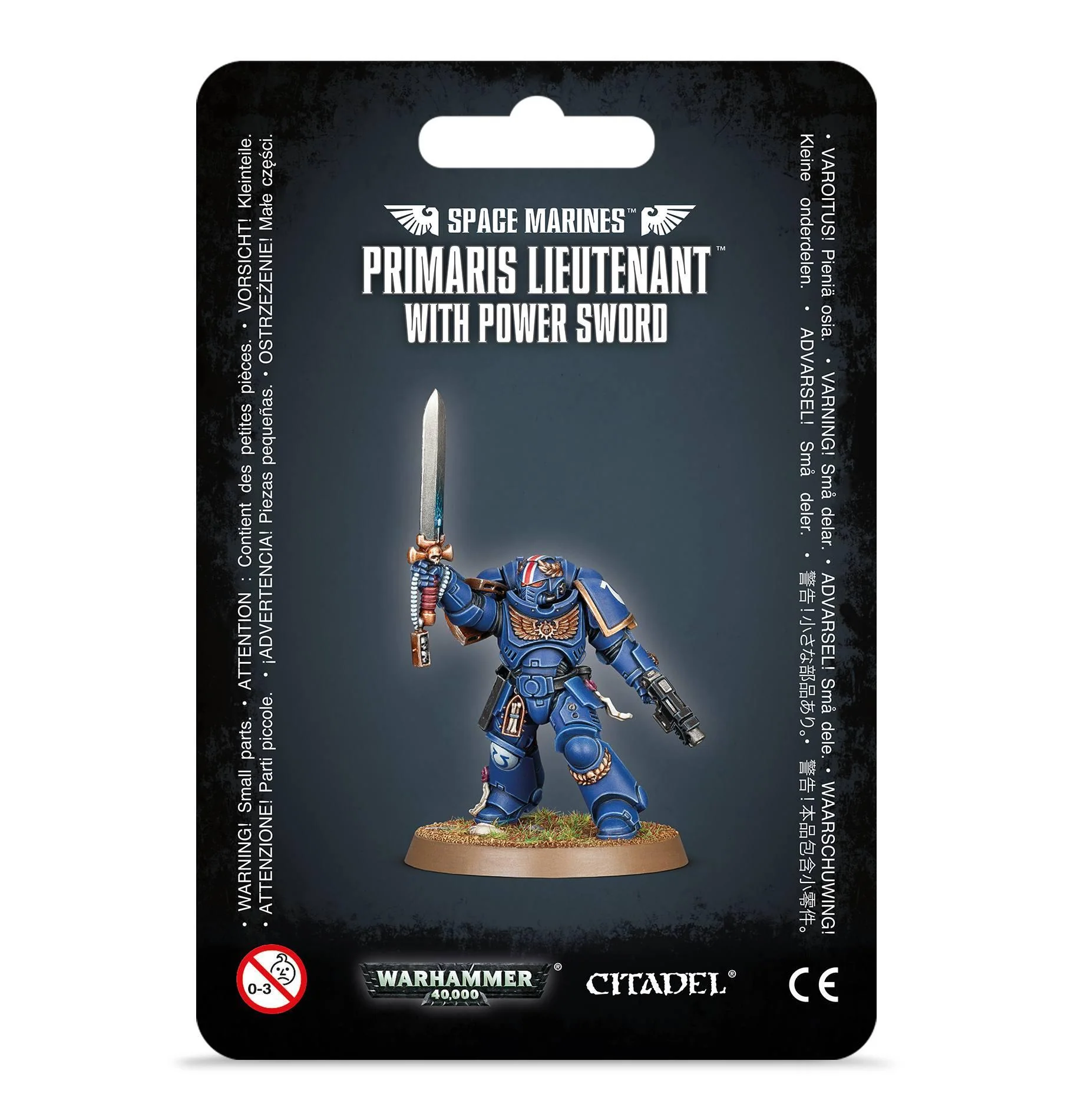 Games Workshop: Warhammer 40,000 - Space Marines - Primaris Lieutenant with Power Sword (48-84)