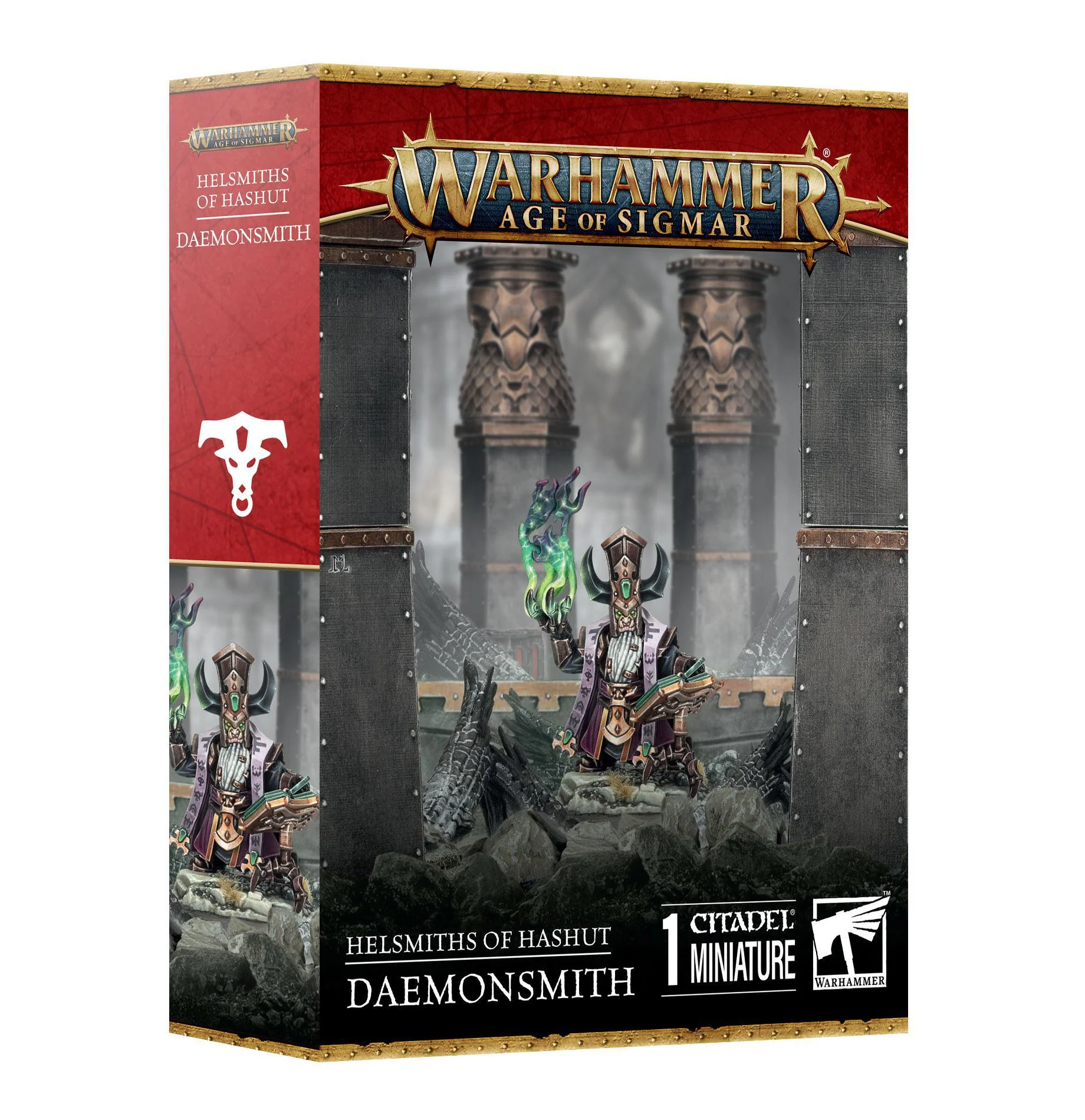 Games Workshop: Warhammer Age of Sigmar - Helsmiths Of Hashut - Daemonsmith/Ashen Elder (82-04)