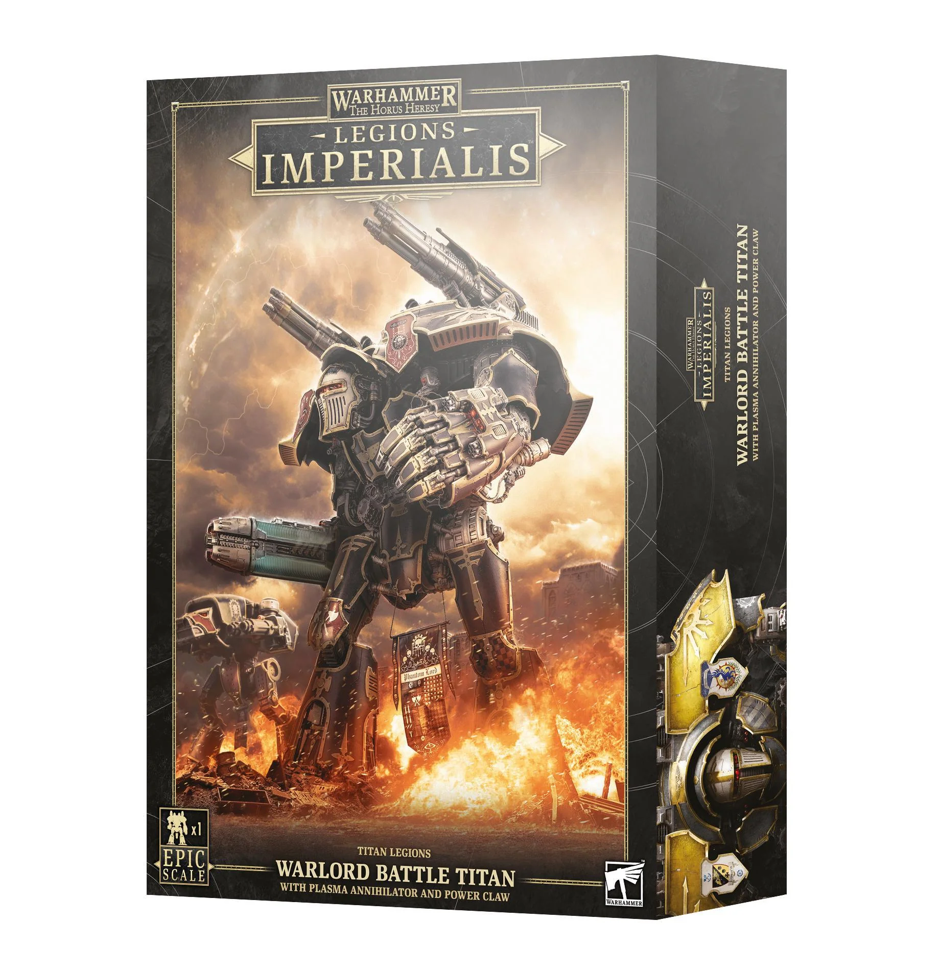 Games Workshop: Warhammer Legions Imperialis - Warlord Titan With Power Claw and Plasma Annihilator (03-21)