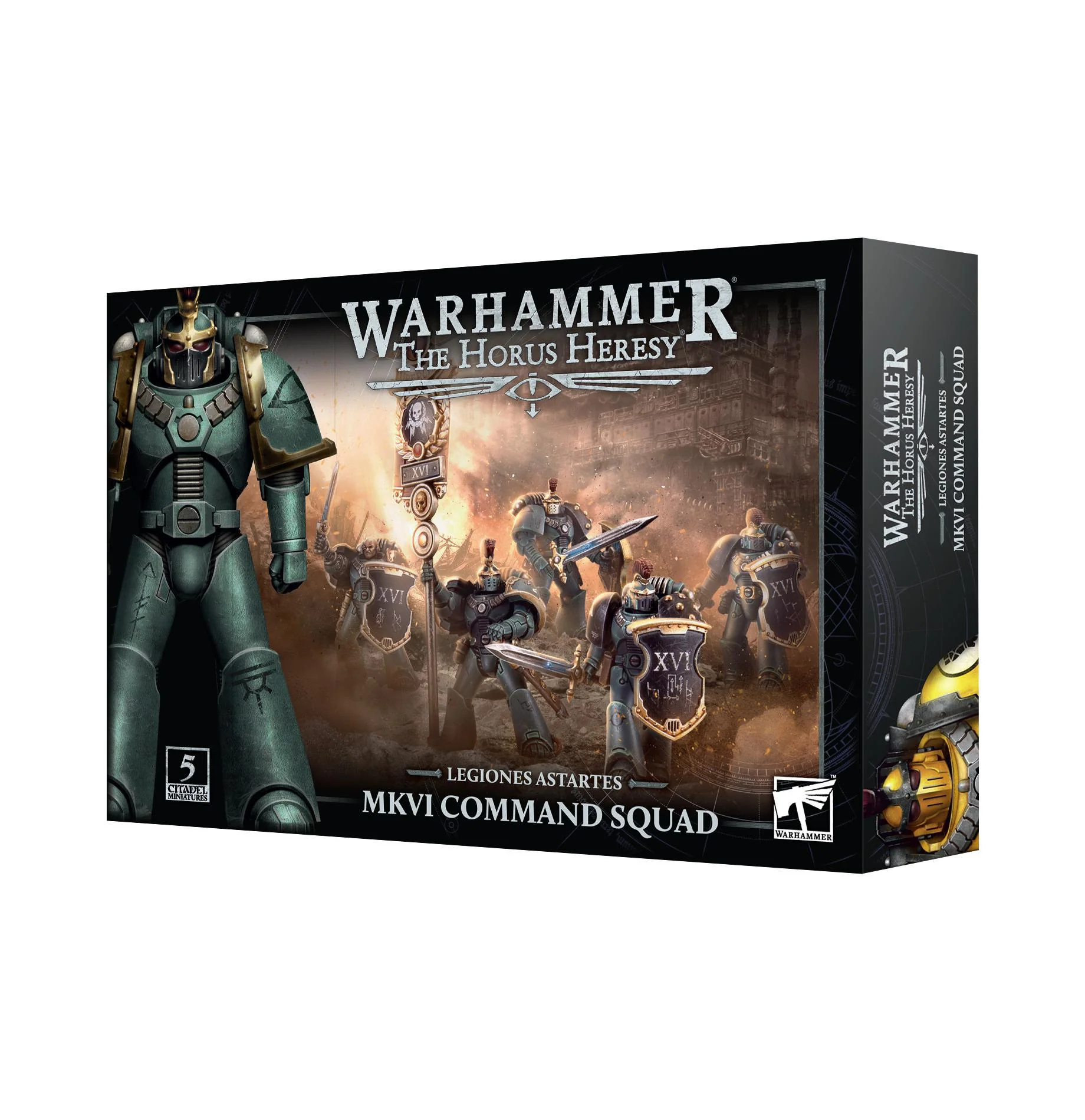 Games Workshop: Warhammer - The Horus Heresy - Legiones Astartes - MKVI Command Squad (31-85)
