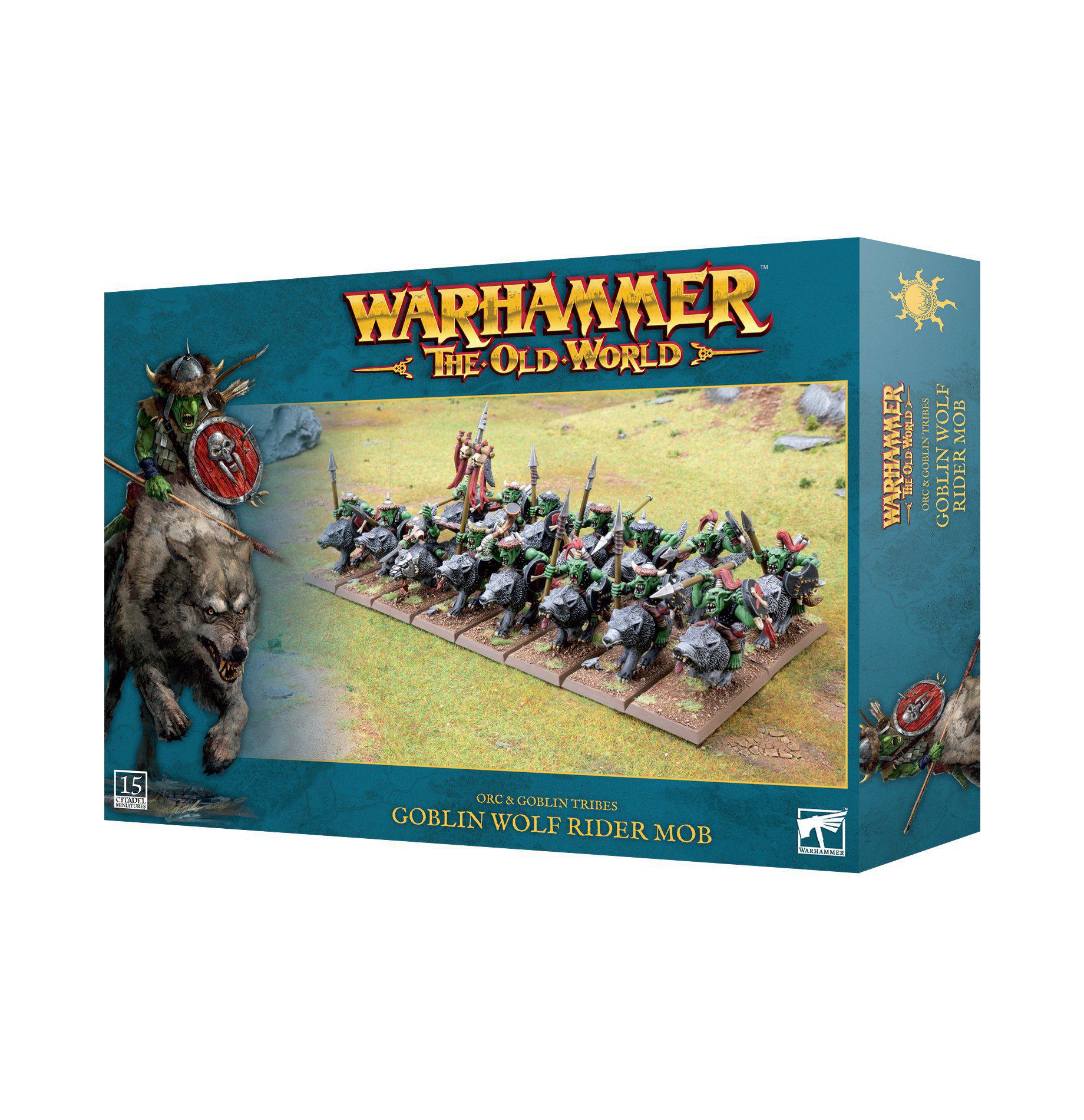 Games Workshop: Warhammer the Old World - Orc & Goblin Tribes - Goblin Wolf Rider Mob (09-09)