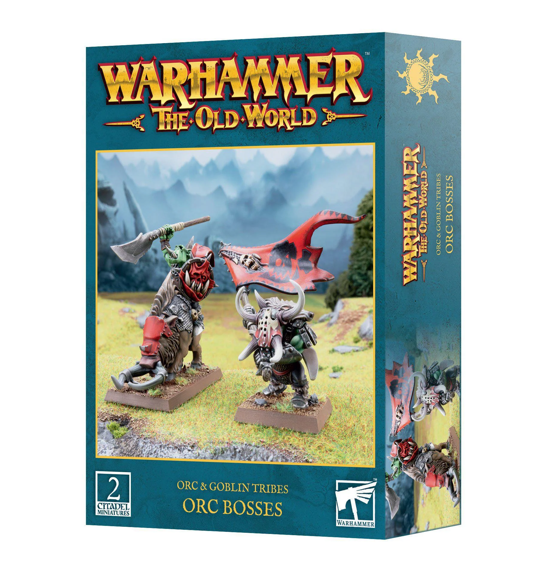 Games Workshop: Warhammer The Old World - Orc & Goblin Tribes - Orc Bosses (90-01)