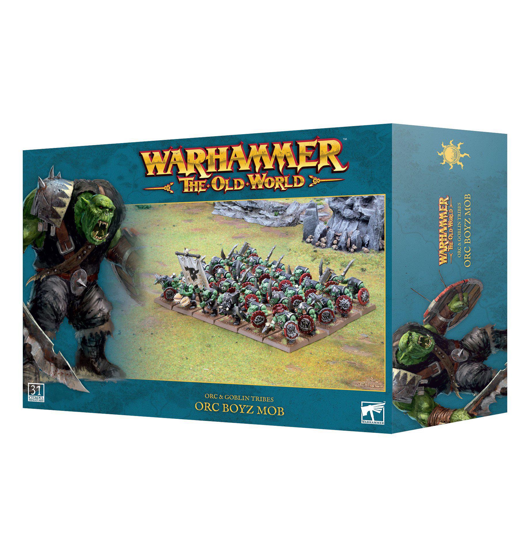 Games Workshop: Warhammer the Old World - Orc & Goblin Tribes - Orc Boyz Mob (09-02)