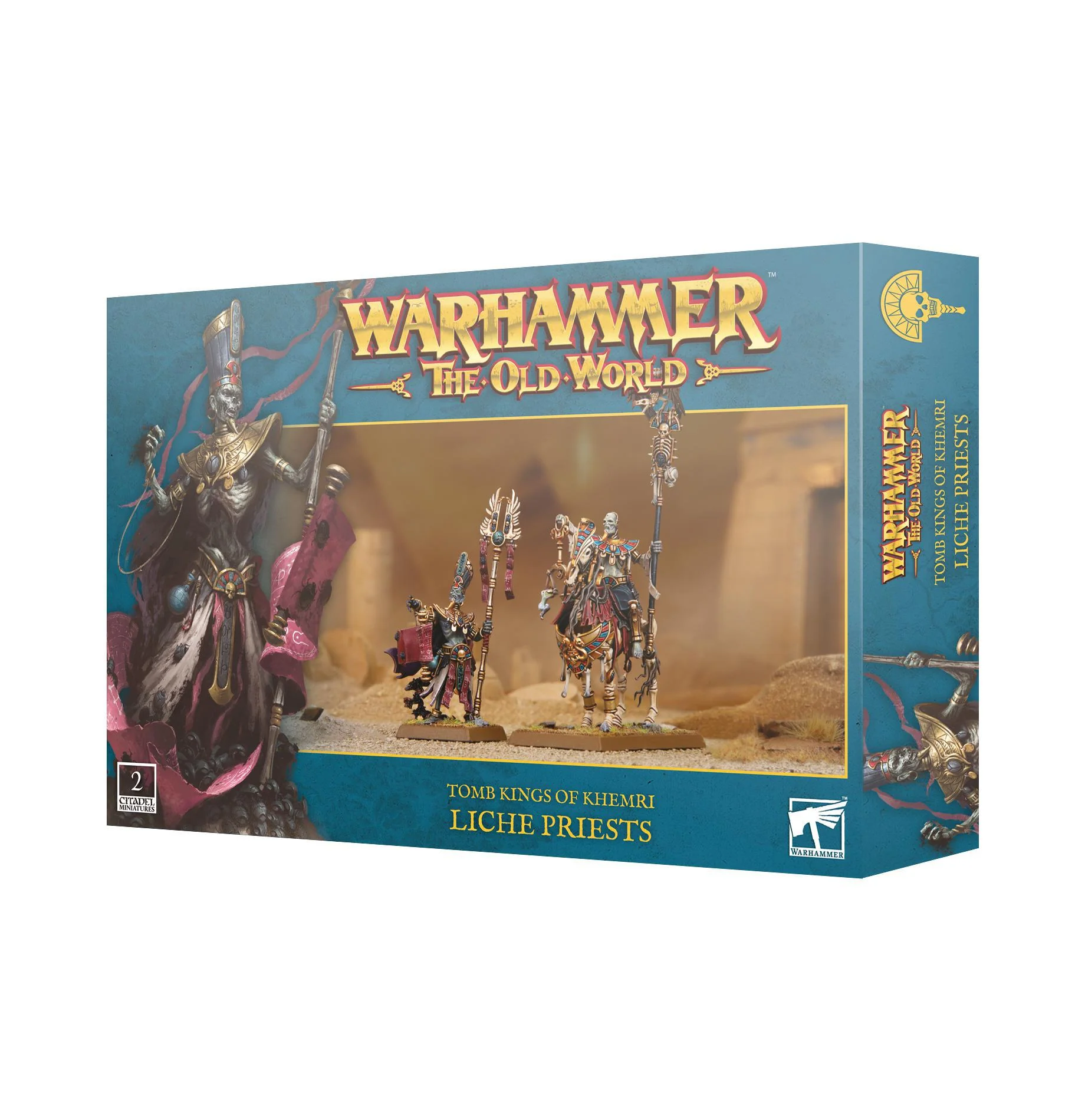 Games Workshop: Warhammer The Old World - Tomb Kings of Khemri - Liche Priests (07-14)