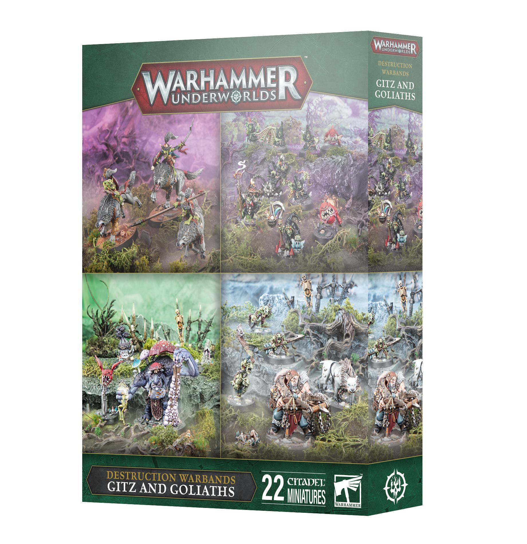 Games Workshop: Warhammer Underworlds - Destruction Warbands - Gitz and Goliaths (109-43)