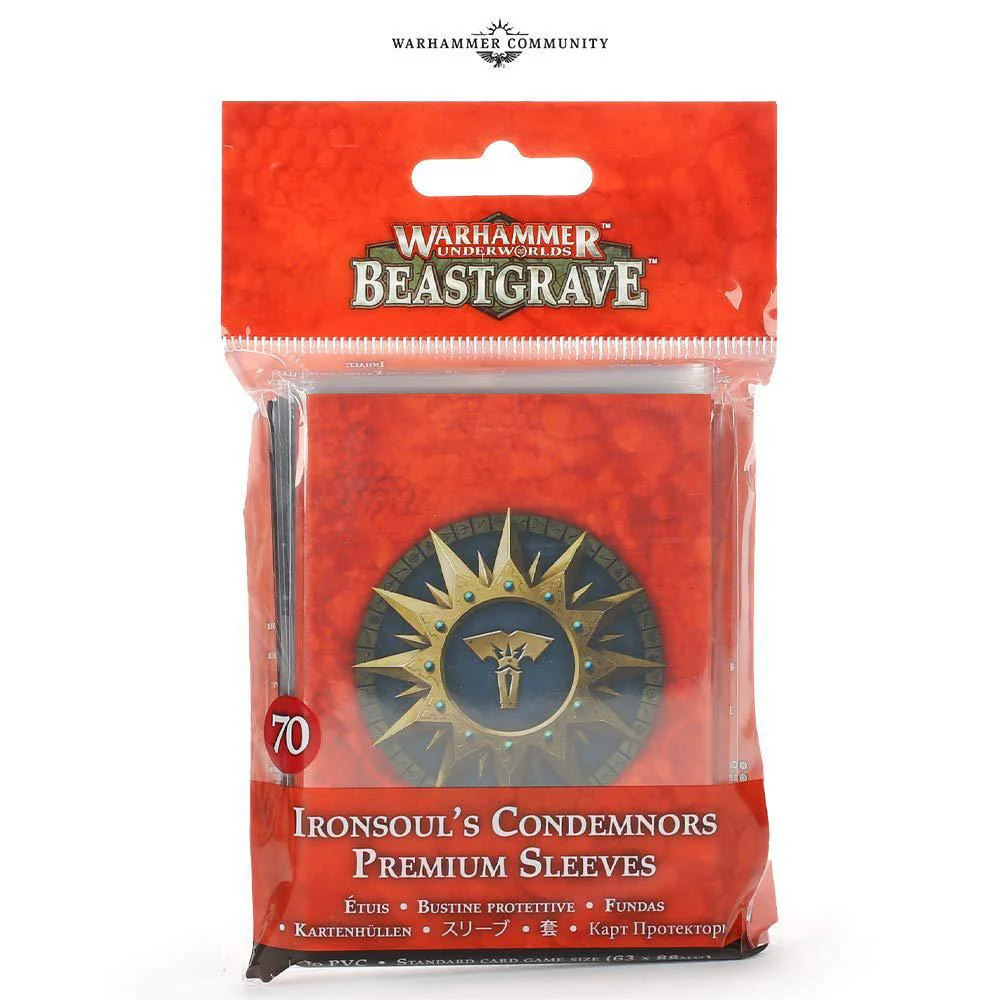 Games Workshop: Warhammer Underworlds - Ironsoul's Condemnors Premium Sleeves