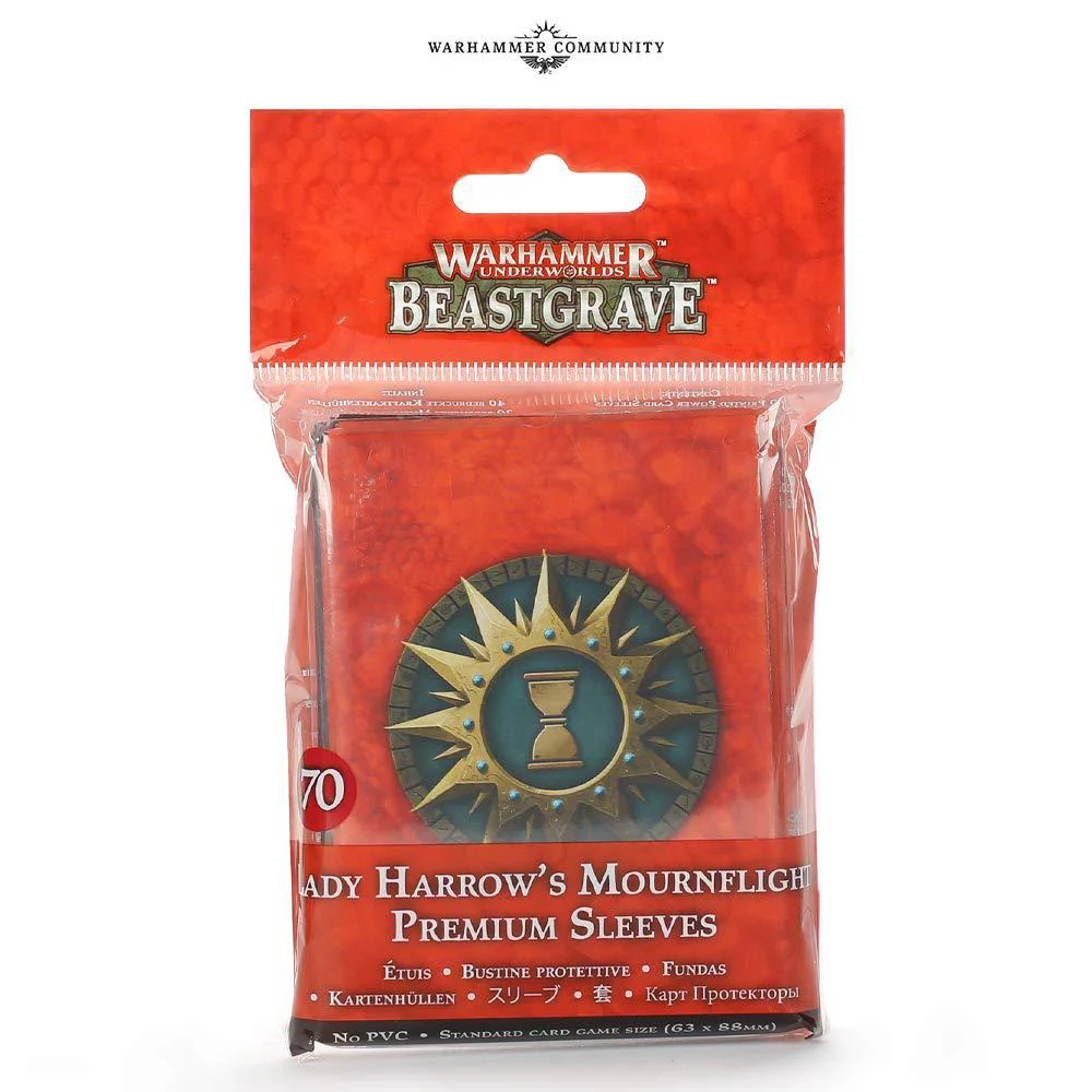 Games Workshop: Warhammer Underworlds - Lady Horrow's Mournflight Premium Sleeves