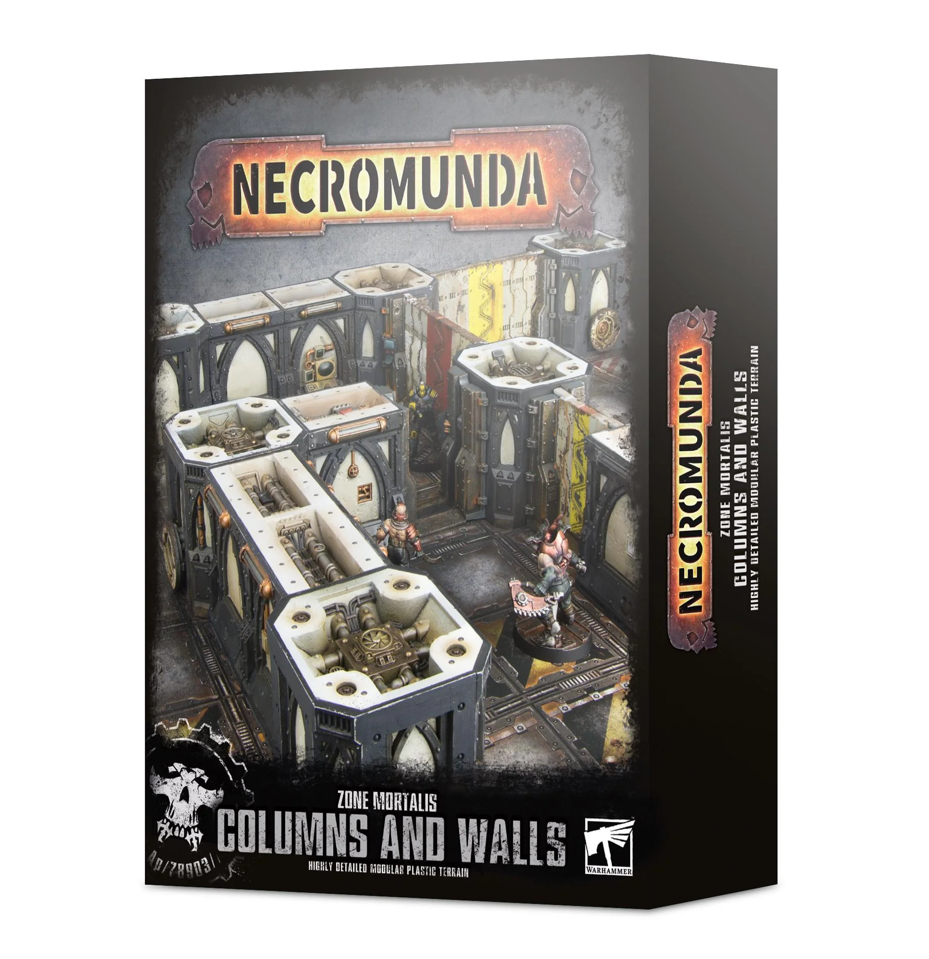 Games Workshop: Necromunda - Zone Mortalis - Columns & Walls (300-48)