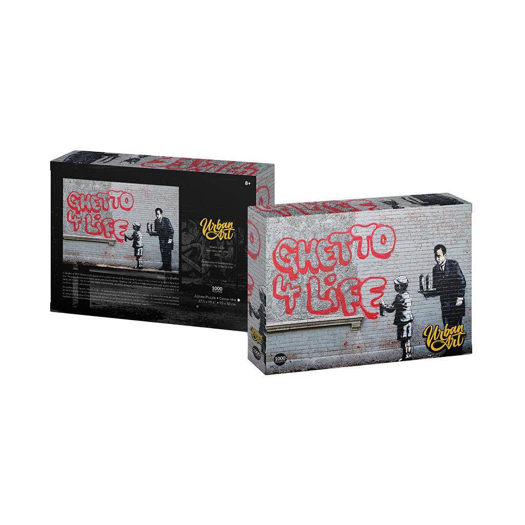 Ghetto 4 Life - Banksy Urban Art Graffiti 1000-Piece Puzzle