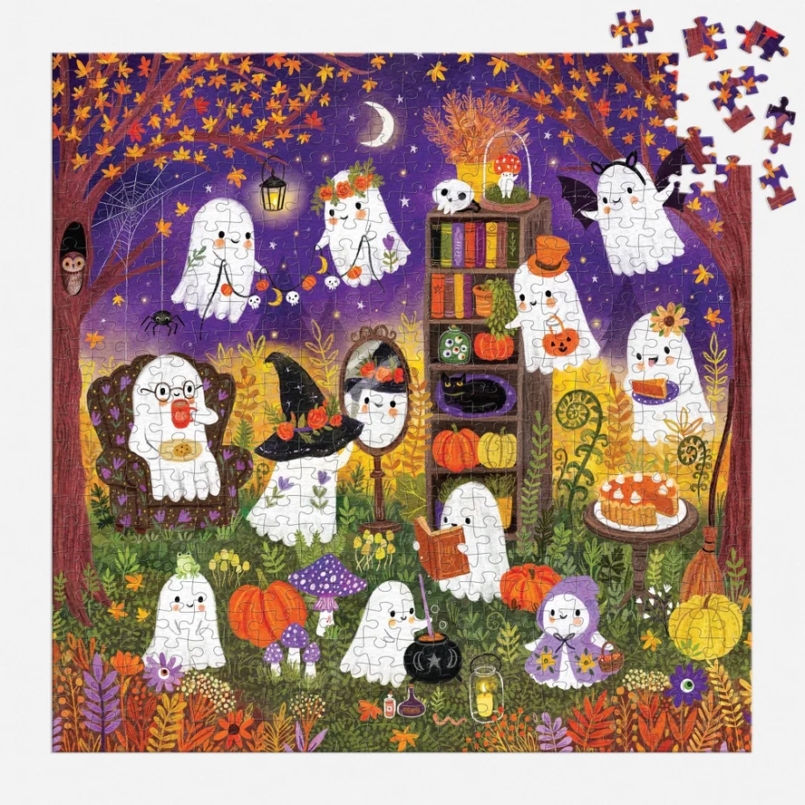 Ghostly Gathering - 500 Piece Puzzle - Image 3