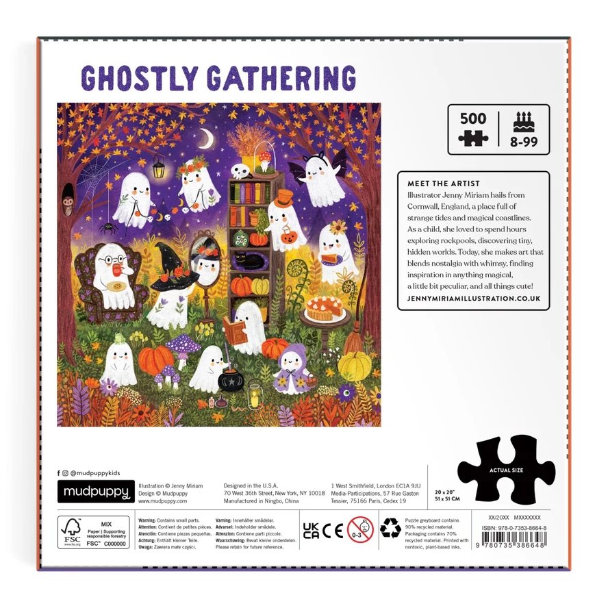 Ghostly Gathering - 500 Piece Puzzle - Image 5