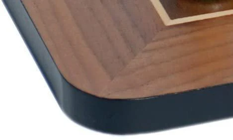 Wood Expressions: Grand Chess Board - 21-inch Walnut with Rounded Corners - Image 2