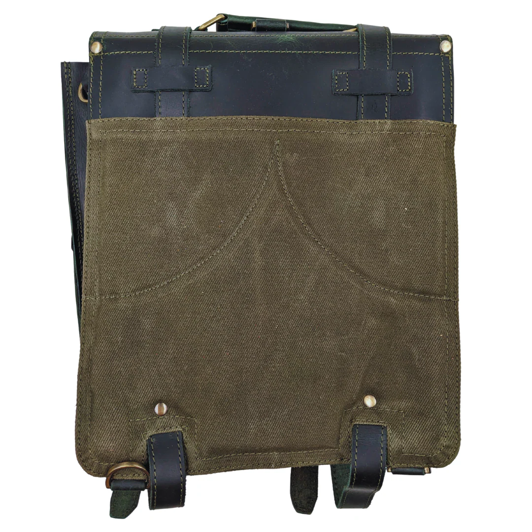 Grimbeard Leather: Bag of the Abyss Backpack - Green - Image 2