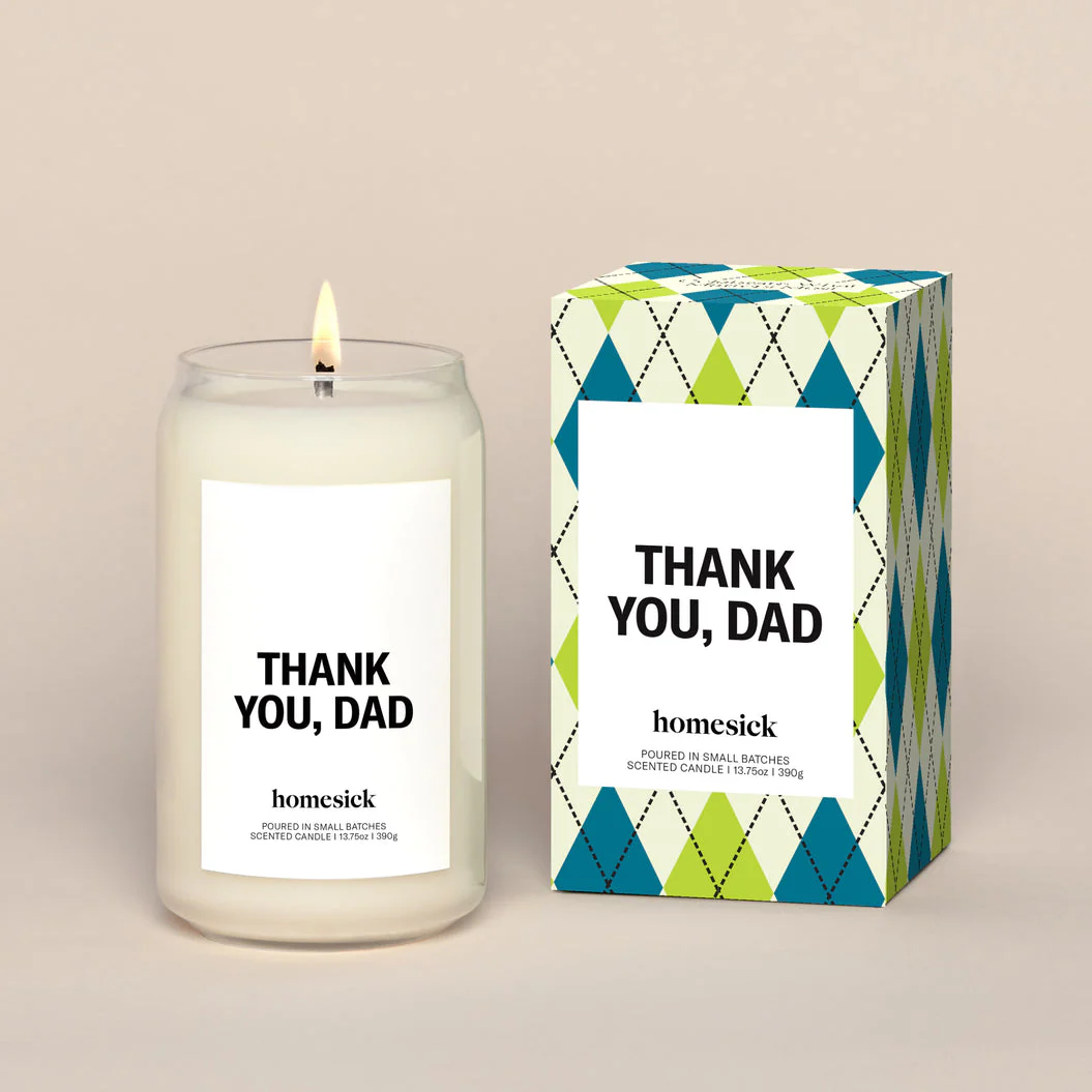 Homesick Candles: Thank You, Dad - 13.75 oz Candle