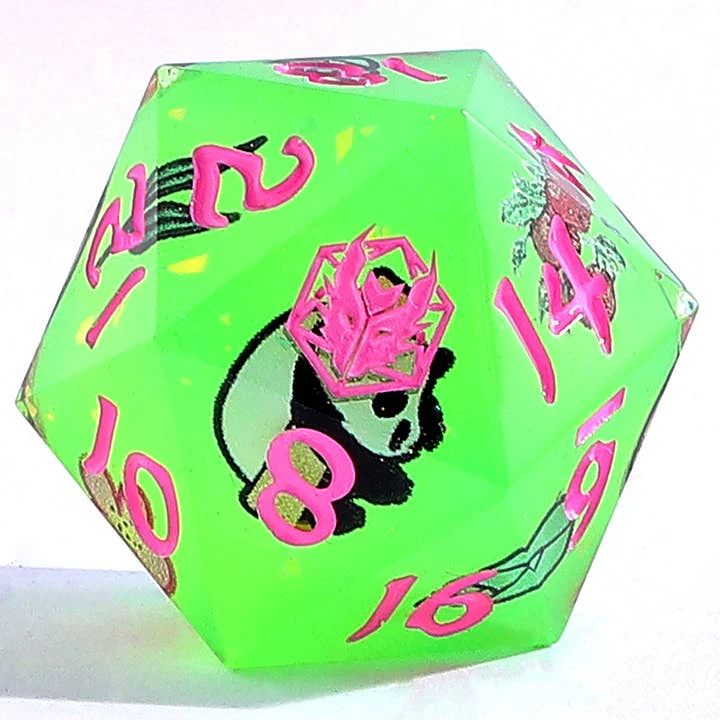 HYMGHO Dice: Captured Magic Handmade Sharp Edge Resin Dice - Pandemonium - Image 2