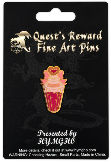 HYMGHO Dice: Quest's Reward Fine Art Pins - Charisma - Image 2