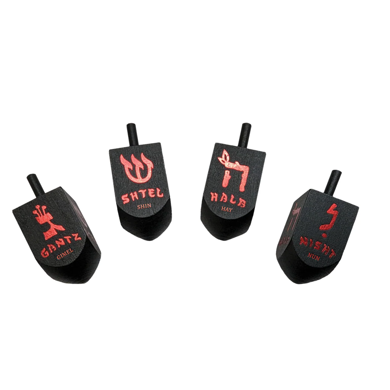 If I Were a Lich, Man: Wooden Dreidel Set - Image 2