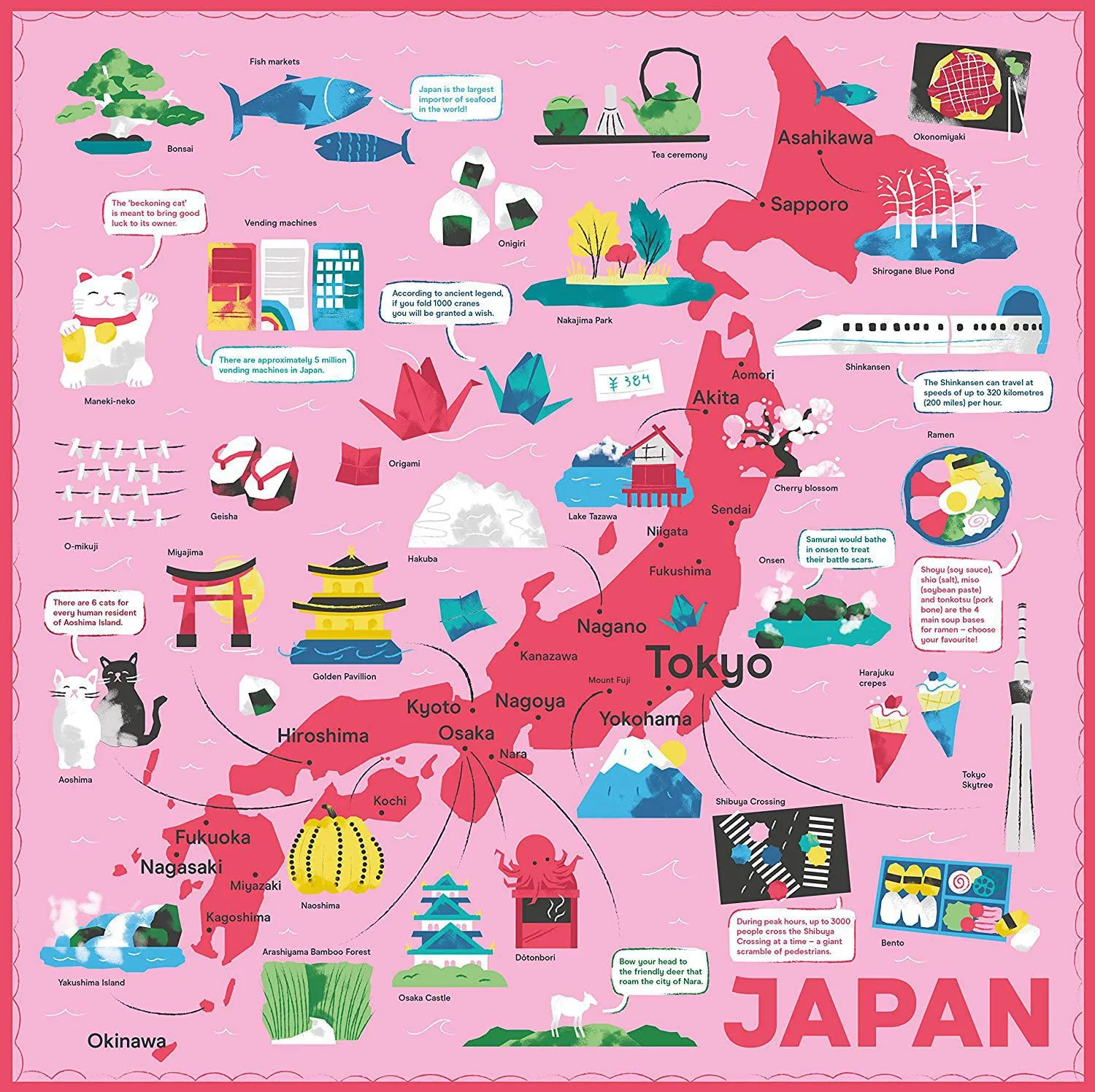 Japan Map: 500 Piece Puzzle - Image 2