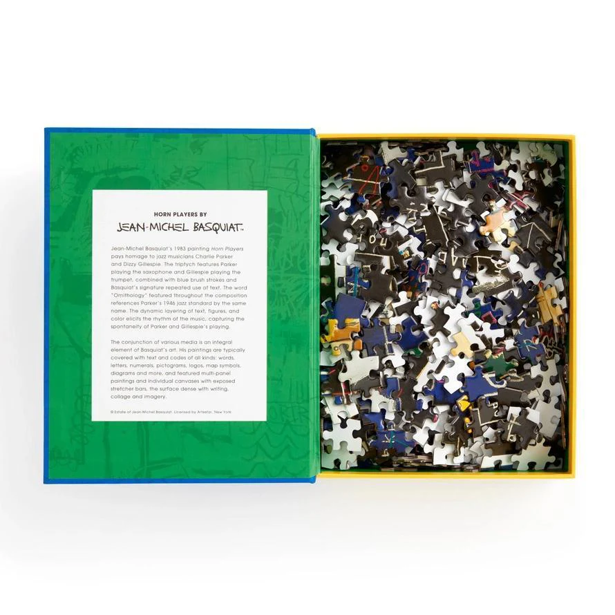 Jean - Michael Basquiat: Horn Players - 500 Piece Book Puzzle - Image 3