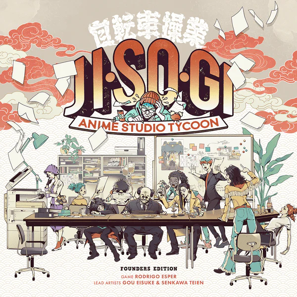 Jisogi: Anime Studio Tycoon Board Game – Founders Edition with all the stretch goals