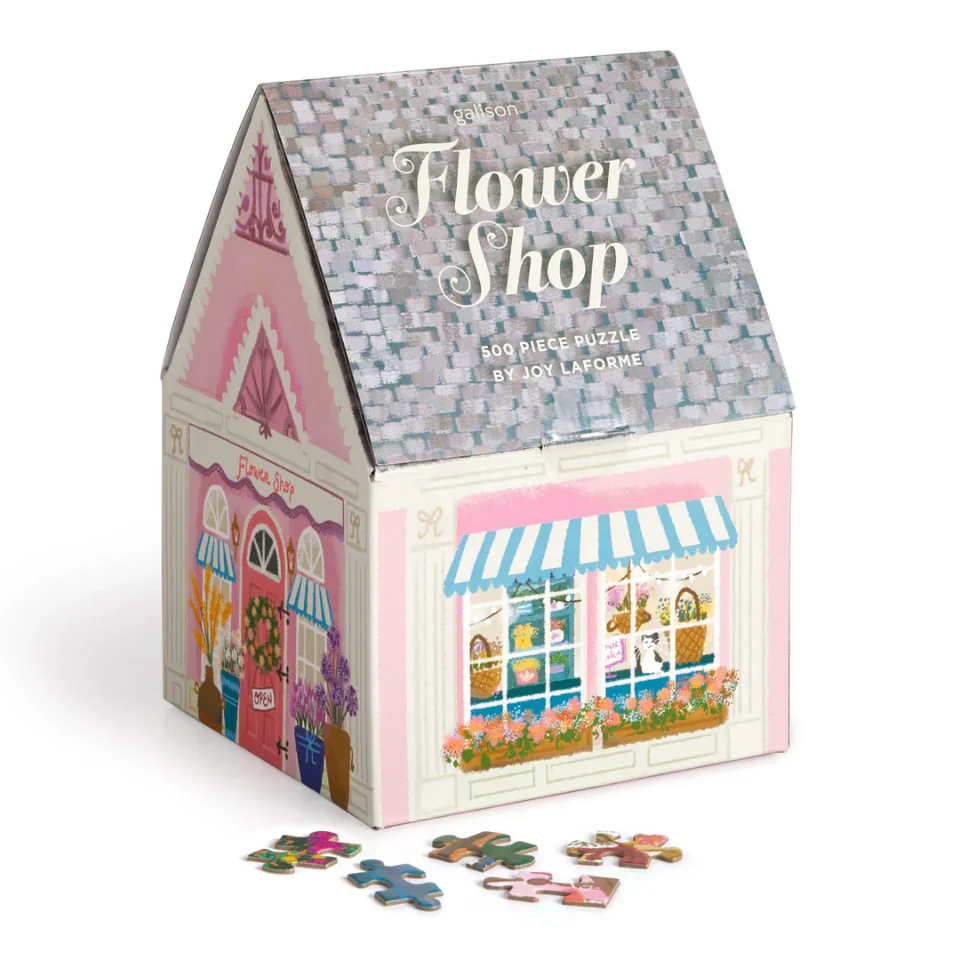Joy Laforme Flower Shop House Puzzle - 500 Pieces