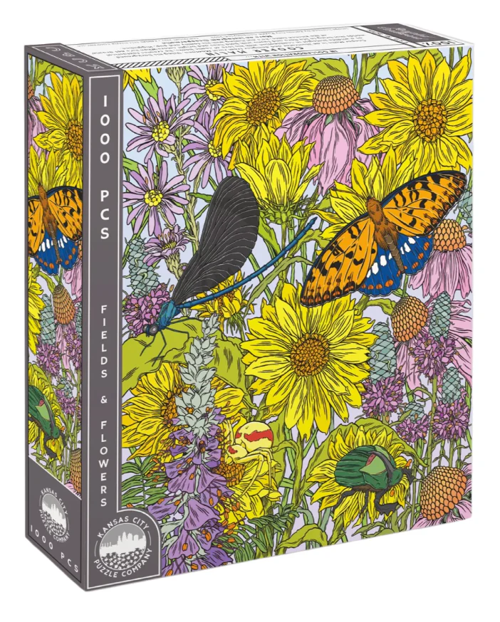 Kansas City Puzzle Company: Fields & Flowers - 1000 Piece Puzzle