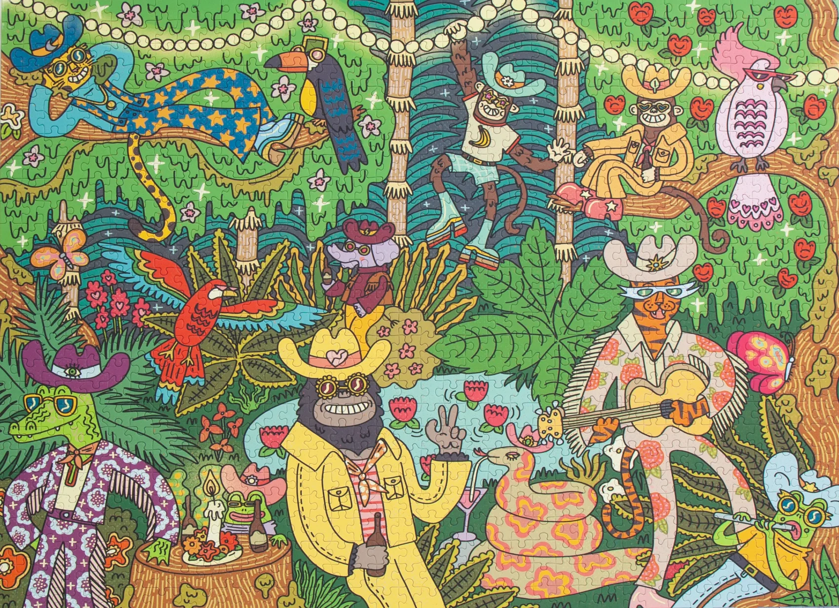 Birdie Puzzles: Party Down - 1000 Piece Puzzle - Image 2