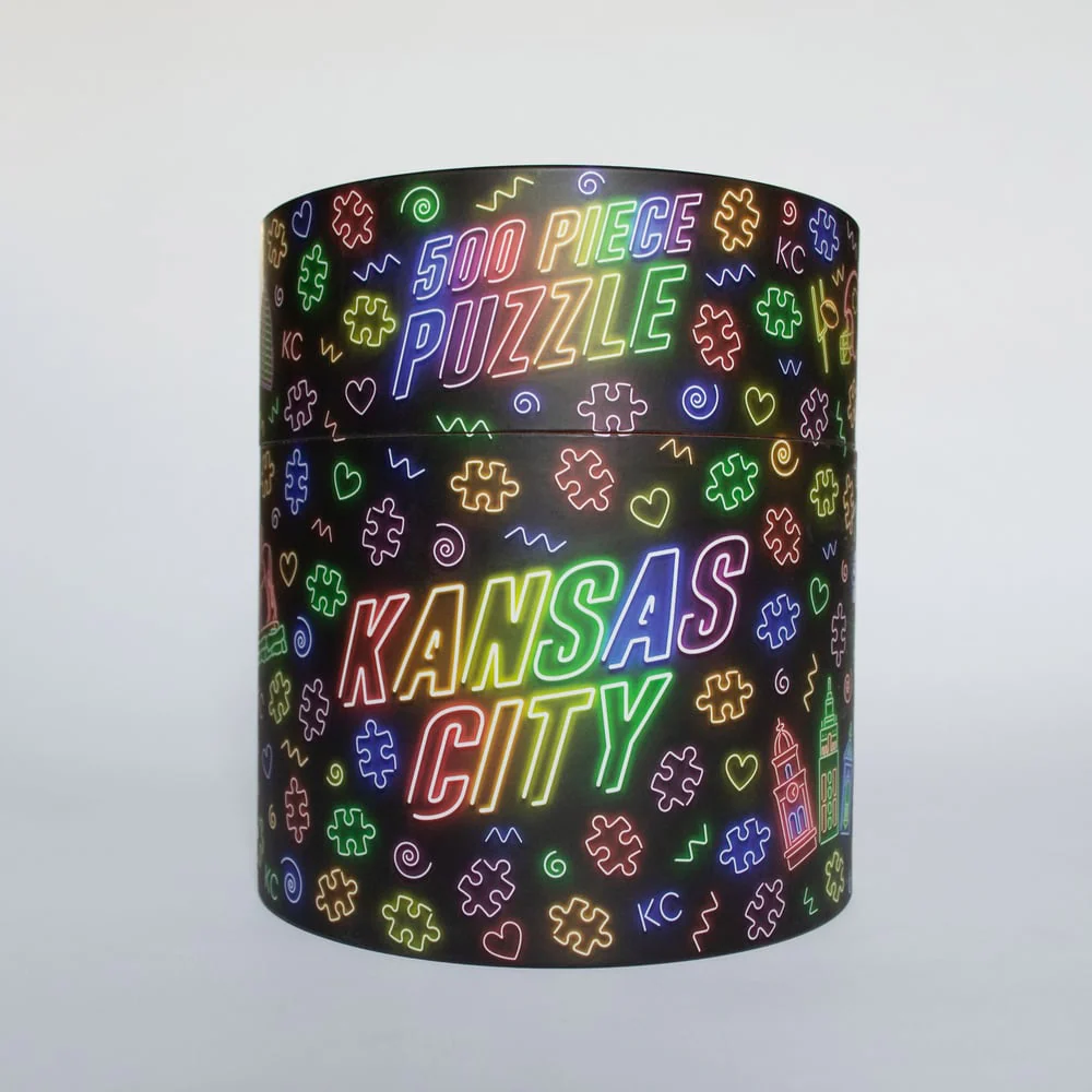 KC Labyrinth - Kansas City Puzzle - Neon Lights - Version 2 - Image 4