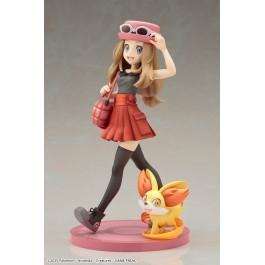 KotoBukiya: ArtFX J Statue - Pokemon - Serena with Fennekin