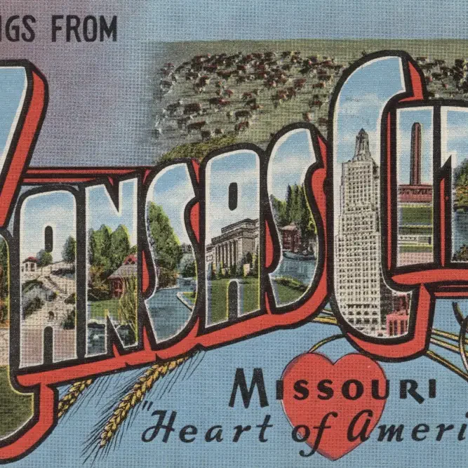 Lantern Press: Greetings from Kansas City, Missouri  - 1000 Piece Puzzle - Image 4
