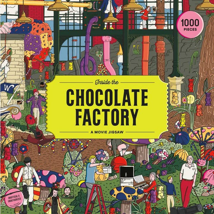 Laurence King: Inside the Chocolate Factory - 1000 Piece Puzzle