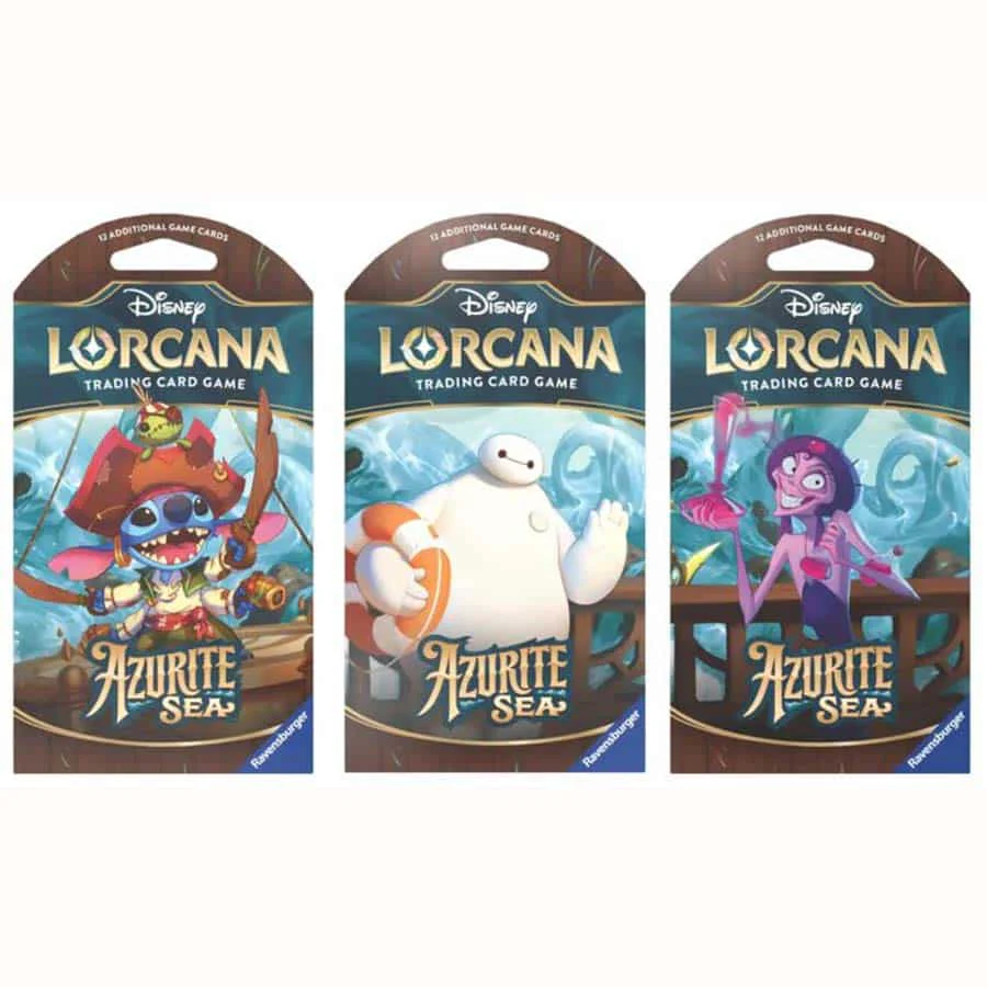 Lorcana TCG: Azurite Sea - Sleeved Booster Pack - Image 2