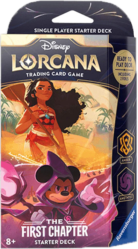 Lorcana TCG: The First Chapter - Starter Deck - Amber and Amethyst (Moana and Mickey Mouse)