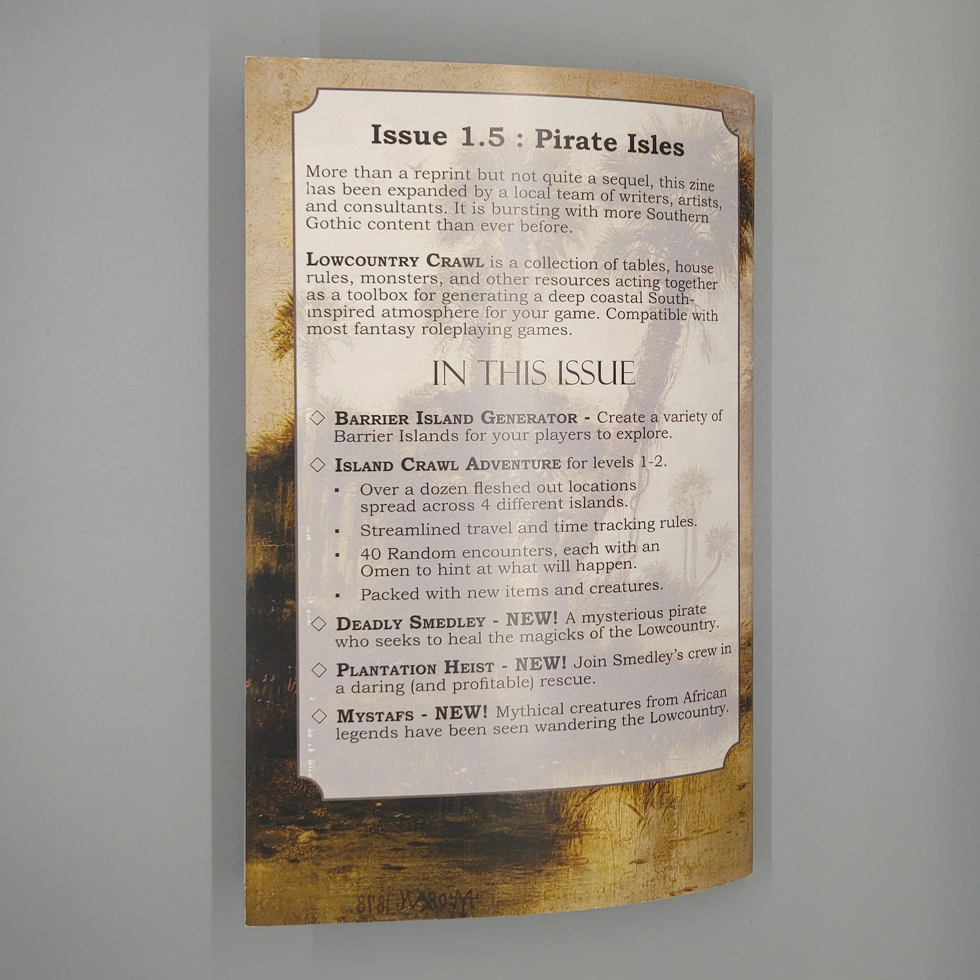 Lowcountry Crawl, Issue 1.5: Pirate Isles - Image 2
