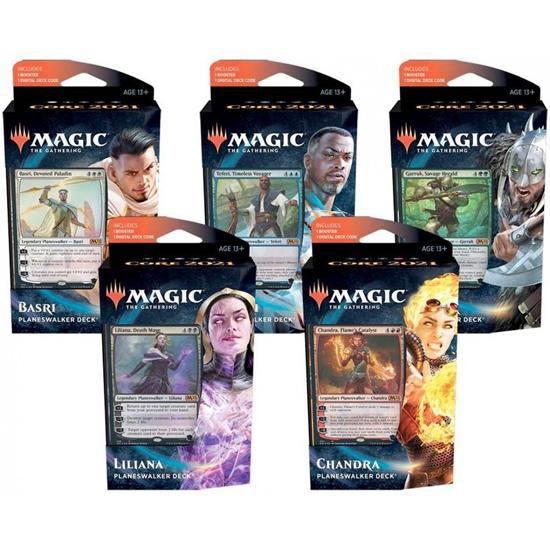 Magic the Gathering: Core 2021 Planeswalker Deck (Set of 5)
