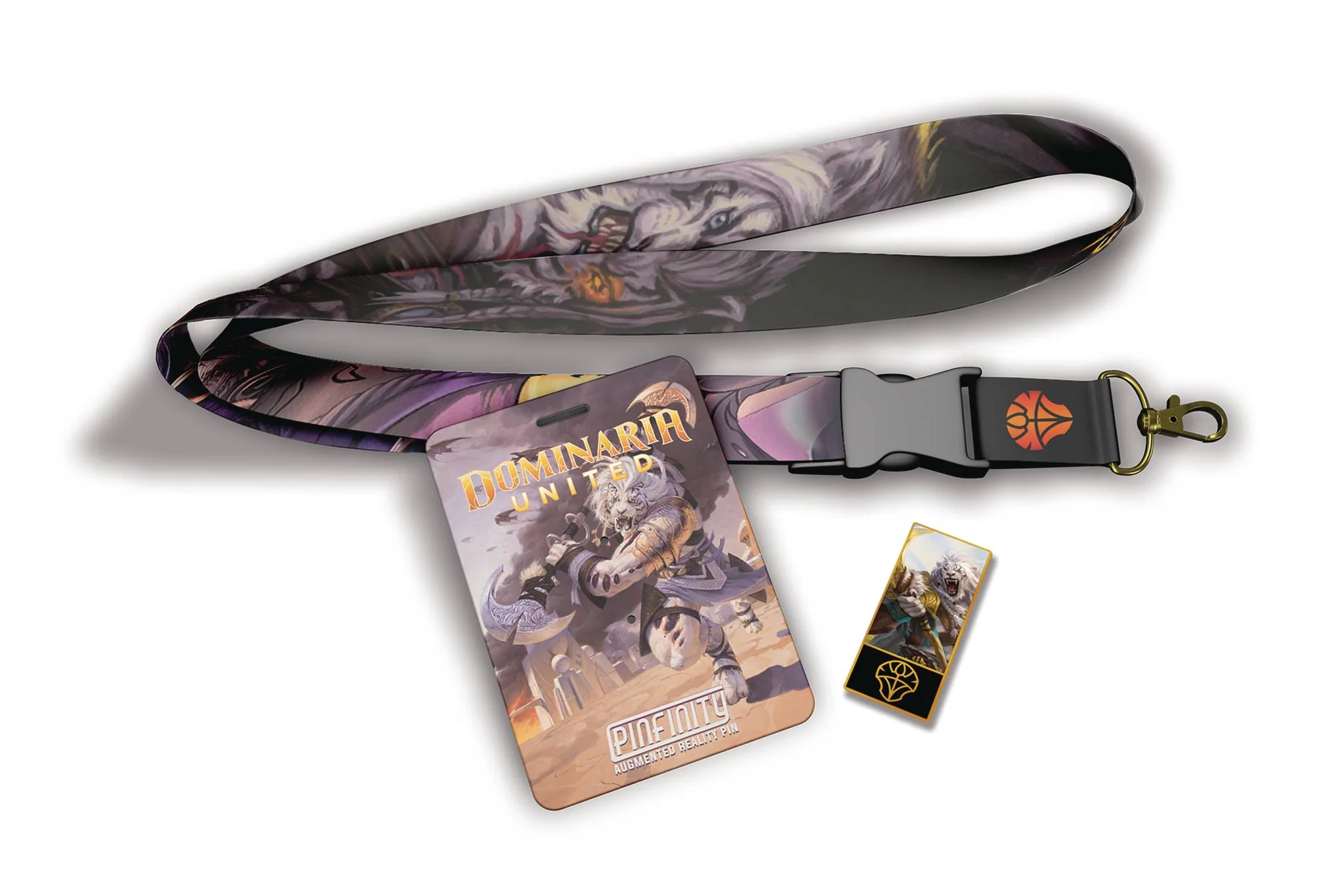 Magic the Gathering: Limited Edition Dominaria United Ajani Pin & Lanyard Set