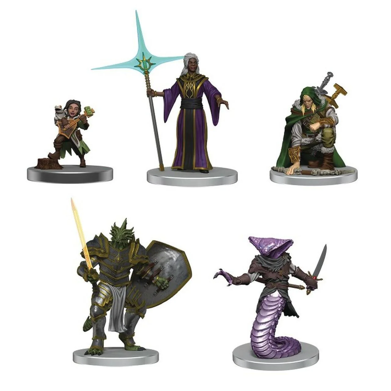 WizKids: Magic the Gathering Miniatures - Adventures in the Forgotten Realms - Adventuring Party Starter - Premium Painted Figure Set