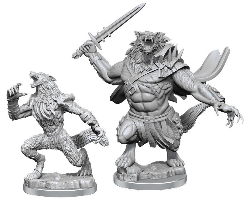 WizKids: Magic the Gathering Miniatures - Arlinn Kord & Tovolar - Unpainted