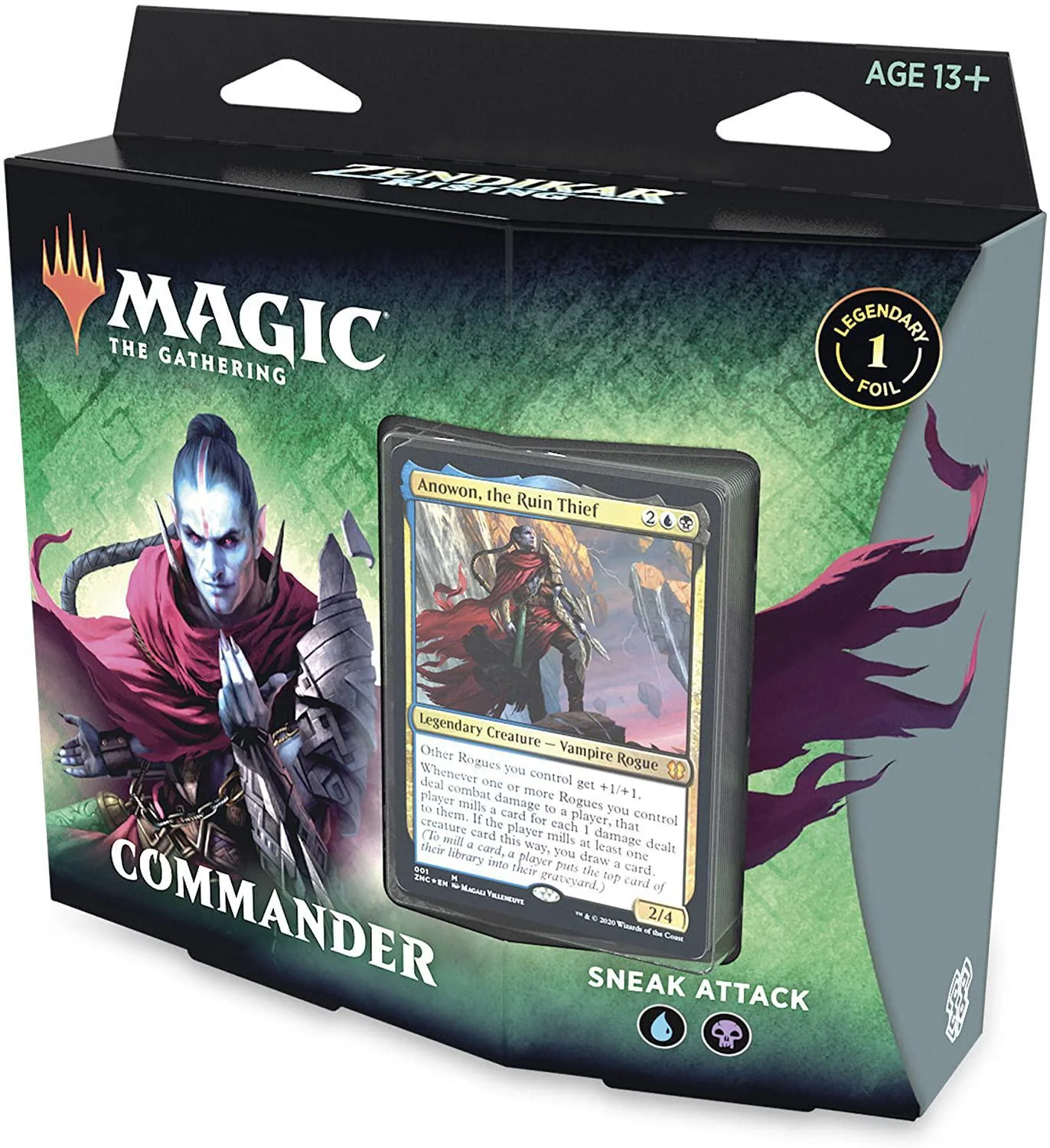 Magic the Gathering: Zendikar Rising - Commander 2020 Deck - Sneak Attack