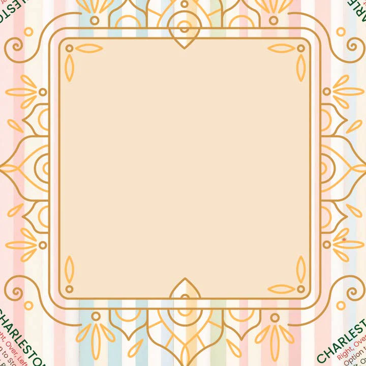 Mahjong Studios: Mahjong Mat - 33″ × 33″ (84 cm × 84 cm) - Pastel Luxe