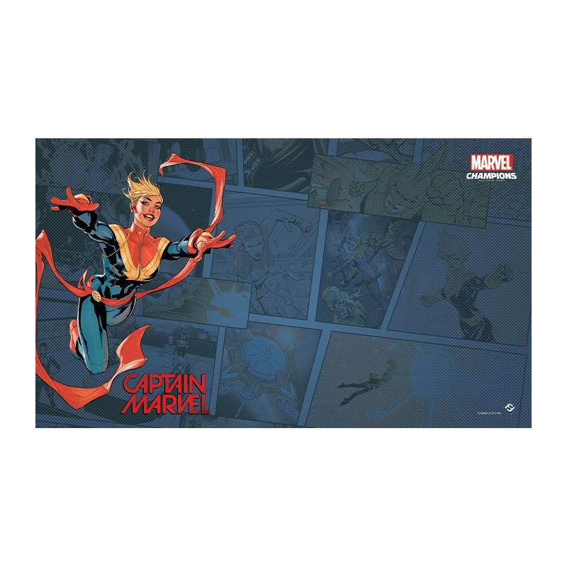 Marvel Champions LCG: Captain Marvel Game Mat