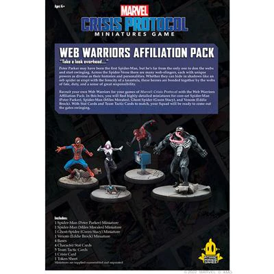 Marvel: Crisis Protocol - Web Warriors Affiliation Pack - Image 2