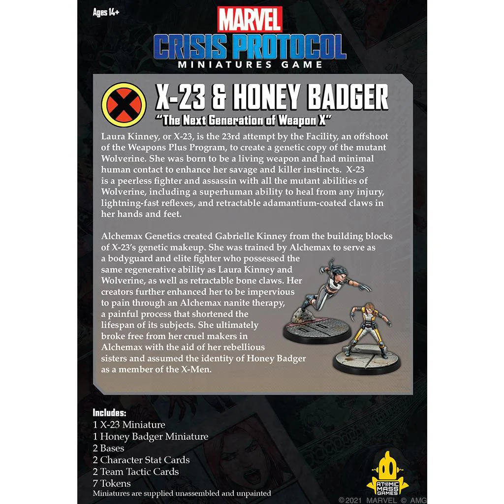 Marvel Crisis Protocol: X-23 & Honey Badger - Image 2