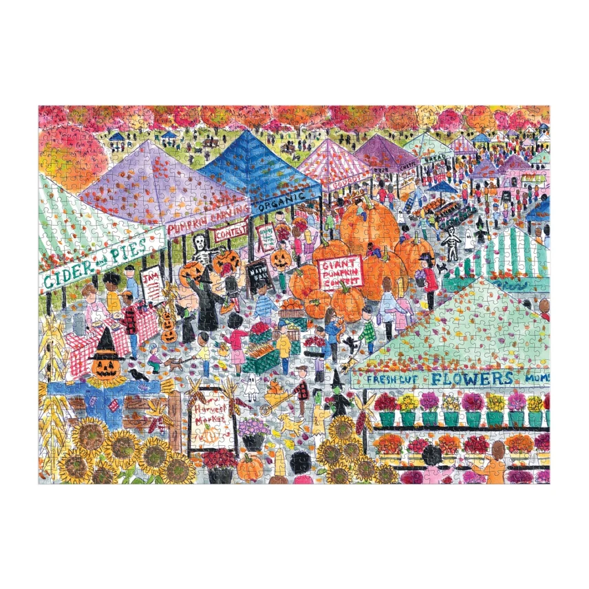 Michael Storrings Harvest Market 1000 Piece Puzzle - Image 3