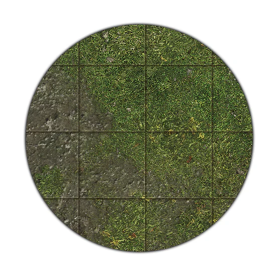 Monster Game Mat: Broken Grassland / Desert Scrubland 22in x 30in - Gridded - Image 4