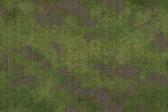 Monster Game Mat: Broken Grassland / Desert Scrubland 6ft x 4ft - Gridded - Image 2