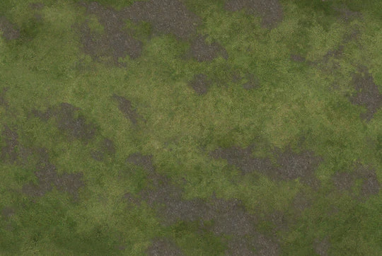 Monster Game Mat: Broken Grassland / Desert Scrubland 6ft x 4ft - Ungridded - Image 3